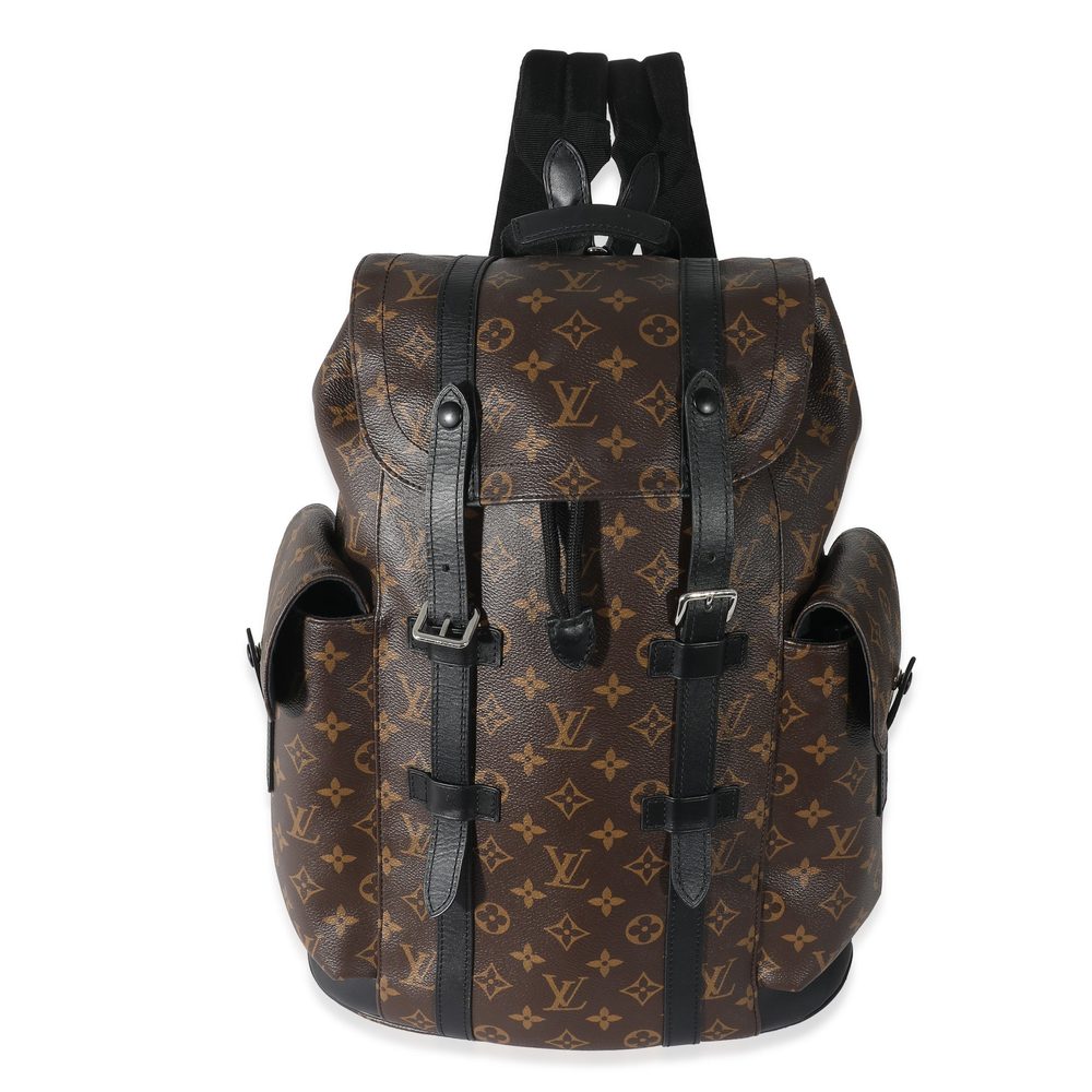 Louis Vuitton Monogram Canvas Macassar Christopher Backpack
